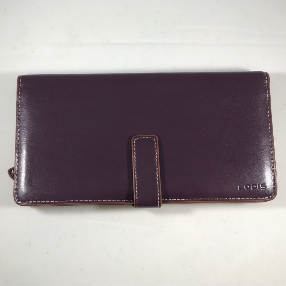 Purple Lodis Slim Wallet